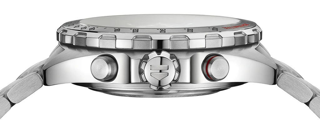 Tag Heuer Formula 1 Calibre 16 Automatic Chronograph Black Dial Silver Steel Strap Watch for Men - CAZ2010.BA0876