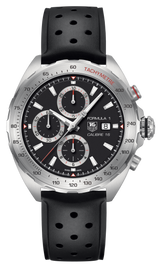 Tag Heuer Formula 1 Calibre 16 Black Dial Black Leather Strap Watch for Men - CAZ2010.FT8024