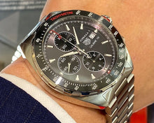 Load image into Gallery viewer, Tag Heuer Formula 1 Automatic Chronograph Grey Dial Silver Strap Watch for Men - CAZ2012.BA0876