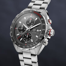 Load image into Gallery viewer, Tag Heuer Formula 1 Automatic Chronograph Grey Dial Silver Strap Watch for Men - CAZ2012.BA0876