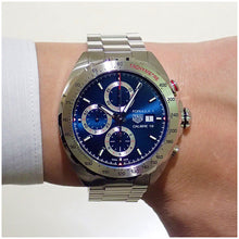 Load image into Gallery viewer, Tag Heuer Formula 1 Automatic Chronograph Blue Dial Silver Strap Watch for Men - CAZ2015.BA0876