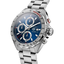 Load image into Gallery viewer, Tag Heuer Formula 1 Automatic Chronograph Blue Dial Silver Strap Watch for Men - CAZ2015.BA0876