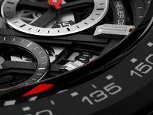 Load image into Gallery viewer, Tag Heuer Carrera Automatic Chronograph Black Dial Black Rubber Strap Watch for Men - CBG2A90.FT6173