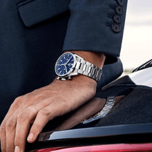 Load image into Gallery viewer, Tag Heuer Carrera Chronograph Blue Dial Silver Steel Strap Watch for Men - CBN2011.BA0642