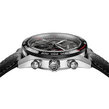 Load image into Gallery viewer, Tag Heuer Carrera Porsche Chronograph Special Edition Black Dial Black Leather Strap Watch for Men - CBN2A1F.FC6492