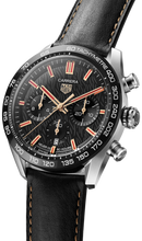 Load image into Gallery viewer, Tag Heuer Carrera Year of The Rabbit Automatic Chronograph Black Dial Black Leather Strap Watch for Men - CBN2A1L.FC6521