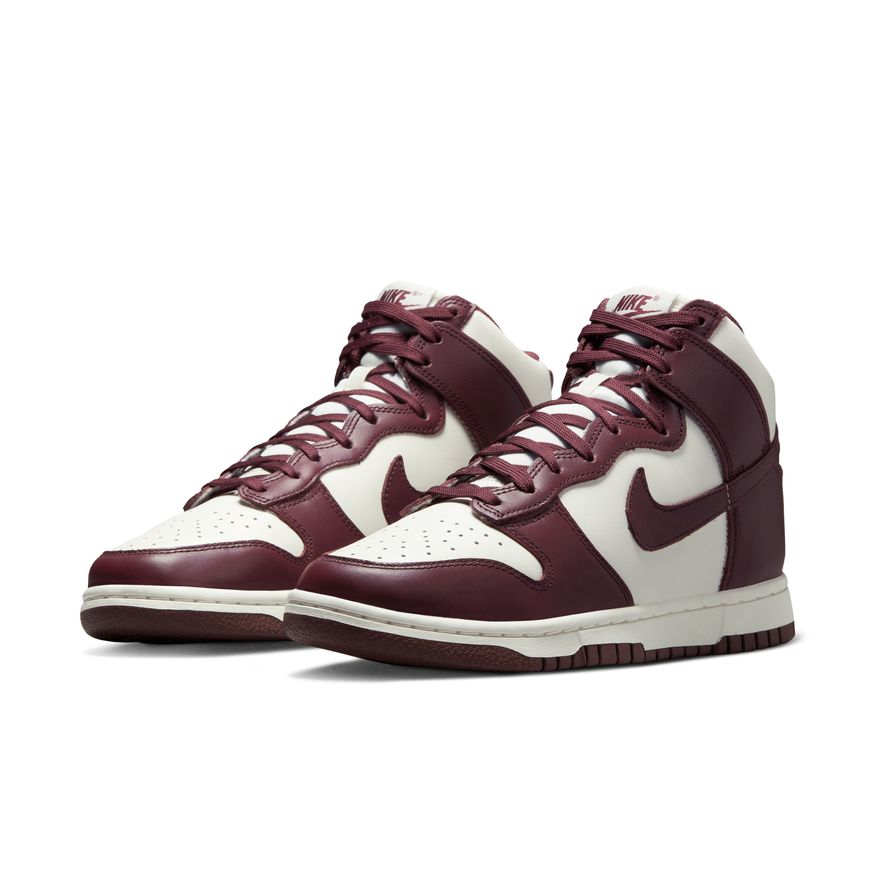 Women's Nike Dunk High "Burgundy Crush"