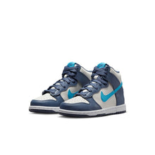 Load image into Gallery viewer, Little Kids' Nike Dunk High "Light Bone Diffused Blue"