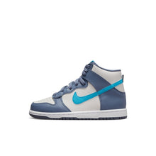 Load image into Gallery viewer, Little Kids' Nike Dunk High "Light Bone Diffused Blue"