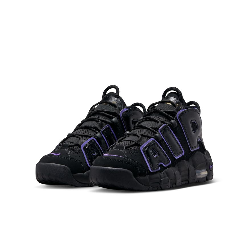 Big Kids' Nike Air More Uptempo "Black Action Grape"