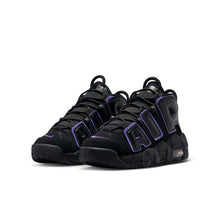 Load image into Gallery viewer, Big Kids' Nike Air More Uptempo "Black Action Grape"