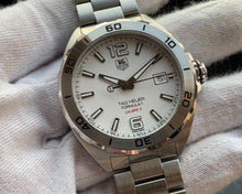 Load image into Gallery viewer, Tag Heuer Formula 1 Calibre 5 Automatic White Dial Silver Steel Strap Watch for Men - WAZ2114.BA0875