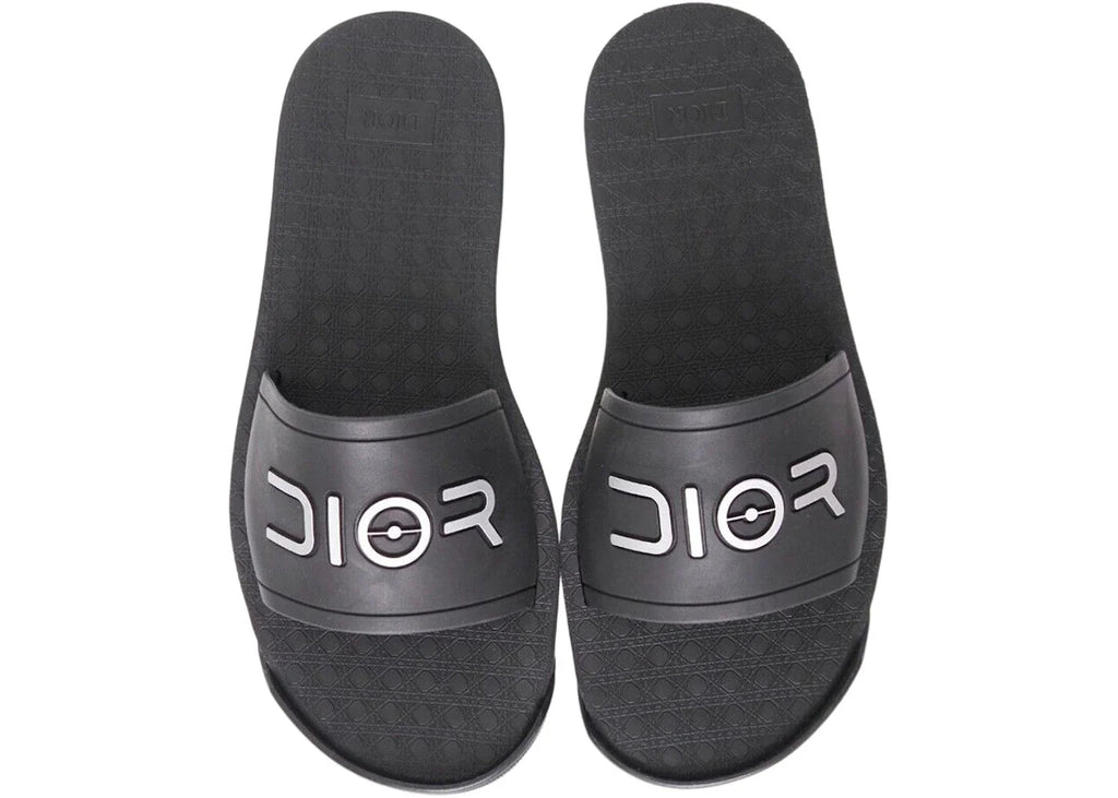 Dior Alpha Dior Slides x Sorayama Black White