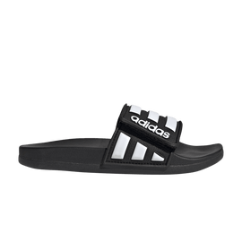 adidas Adilette Comfort Adjustable Slides Core Black Cloud White (GS)