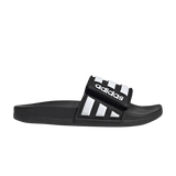 adidas Adilette Comfort Adjustable Slides Core Black Cloud White (GS)