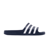 adidas Adilette Aqua Slides Dark Blue Cloud White