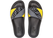 Load image into Gallery viewer, Fendi Slides Multicolor Grey Yellow