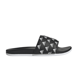 adidas Adilette Comfort Slides Print Core Black Cloud White