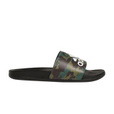 adidas Adilette Comfort Slides Camo Core Black Cloud White