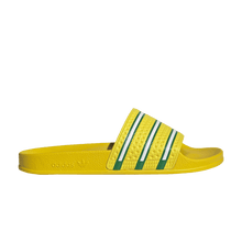 Load image into Gallery viewer, adidas Adilette Slides Team Yellow Green Off White