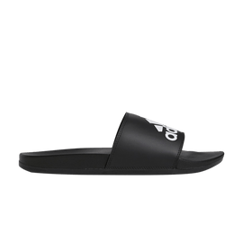 adidas Adilette Comfort Slides Core Black Cloud White Logo