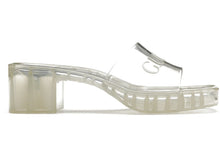 Load image into Gallery viewer, Gucci 60mm Slide Sandal Clear Rubber