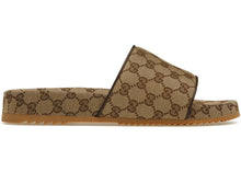 Load image into Gallery viewer, Gucci GG Slide Beige Canvas