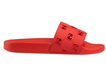 Load image into Gallery viewer, Gucci GG Slide Rubber Red