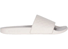 Load image into Gallery viewer, Gucci Microguccissima Slide White