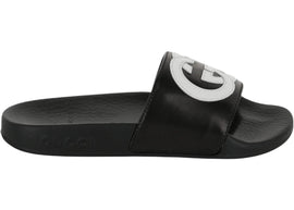 Gucci Slide Interlocking G Black White (Kids)