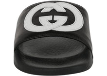 Load image into Gallery viewer, Gucci Slide Interlocking G Black White (Kids)