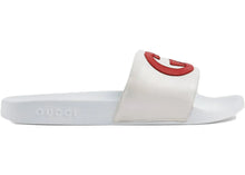 Load image into Gallery viewer, Gucci Slide Interlocking G Leather White