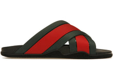 Load image into Gallery viewer, Gucci Web Slide Black Rubber (Women's)