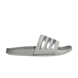 adidas Adilette Comfort Slides Grey Silver Metallic