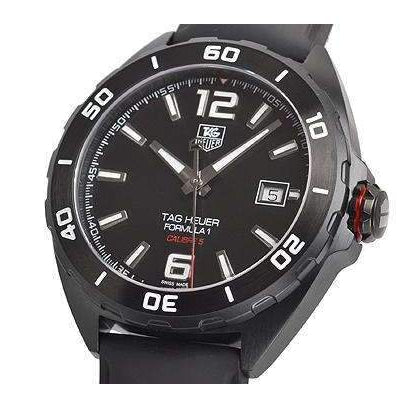 Tag Heuer Formula 1 Black Dial Strap Watch for Men - WAZ2115.FT8023