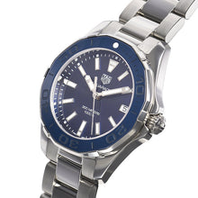 Load image into Gallery viewer, Tag Heuer Aquaracer Blue Dial Silver Steel Strap Watch for Women - WAY131S.BA0748