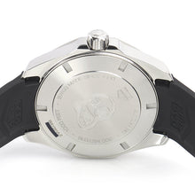 Load image into Gallery viewer, Tag Heuer Aquaracer Calibre 5 Automatic Black Dial Black Rubber Strap Watch for Men - WAY201A.FT6142