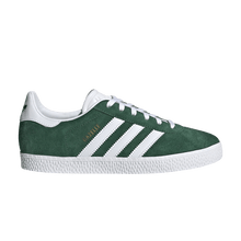 Load image into Gallery viewer, adidas Gazelle Dark Green Cloud White (GS)