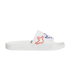 adidas Shmoofoil Slides Cloud White Bright Red Pulse Mint