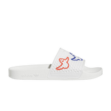 adidas Shmoofoil Slides Cloud White Bright Red Pulse Mint