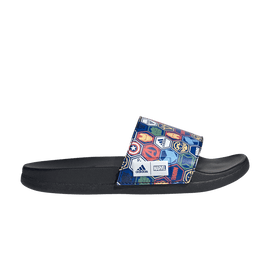adidas Adilette Comfort Slides Marvel Cloud White Royal Blue Core Black (GS)