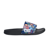 adidas Adilette Comfort Slides Marvel Cloud White Royal Blue Core Black (GS)