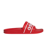 adidas Adilette Slides Red Cloud White