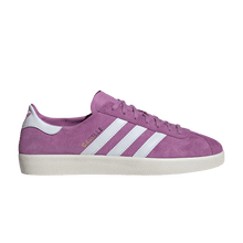 Load image into Gallery viewer, adidas Gazelle Decon Preloved Purple Cloud White Gold Metallic