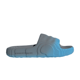 adidas Adilette 22 Slides Grey Semi Blue Burst Mel Core Black