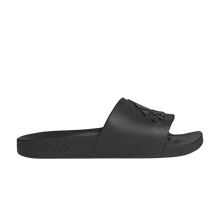 Load image into Gallery viewer, adidas Adilette Aqua Slides Core Black Logo