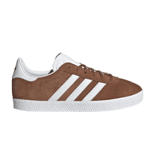 Load image into Gallery viewer, adidas Gazelle Preloved Brown Cloud White Gold Metallic (GS)