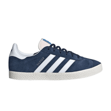 Load image into Gallery viewer, adidas Gazelle Night Indigo Cloud White Core White (GS)