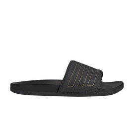 adidas Adilette Comfort Slides Core Black Preloved Yellow