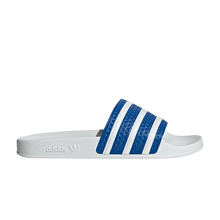 Load image into Gallery viewer, adidas Adilette Slides Blue Cloud White